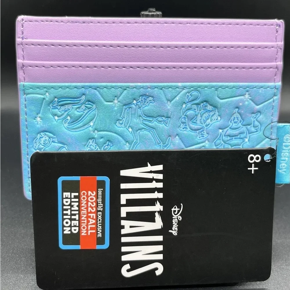 Loungefly Disney Limited Edition Convention Villains Constellation Cardholder